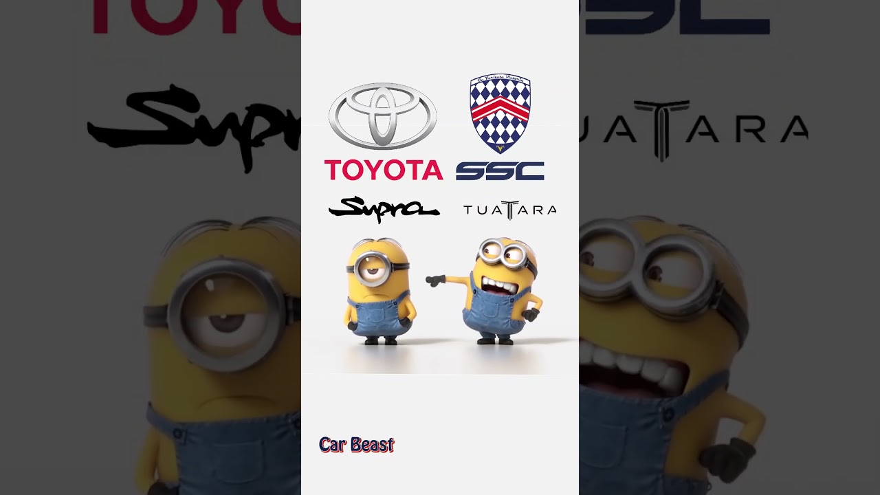 Supra VS SSC Tuatara minions style #tiktok #supra #funny #ssc #car #viralvideo #fyp #automobile