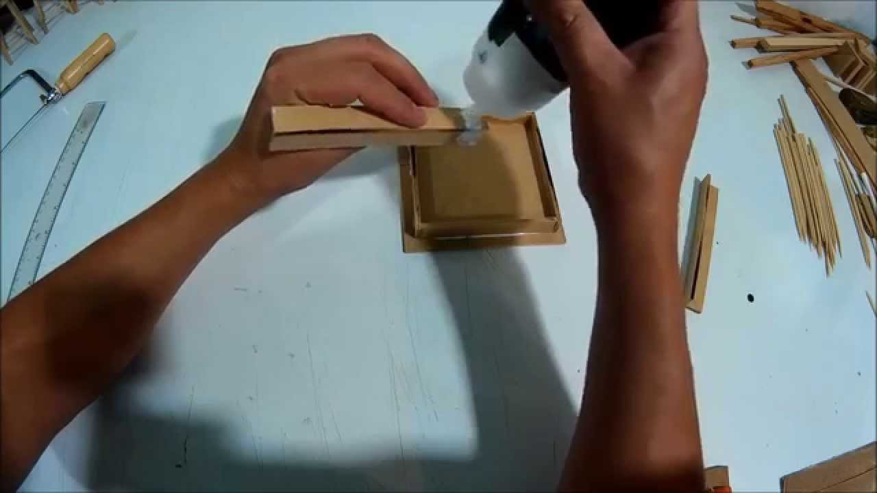 Comedor para muñecas, como lo hice (mesas).