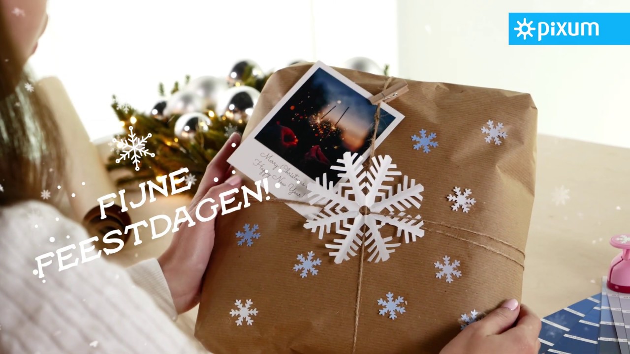 Pixum Tip: Creatief inpakken - DIY sneeuwvlokken van papier