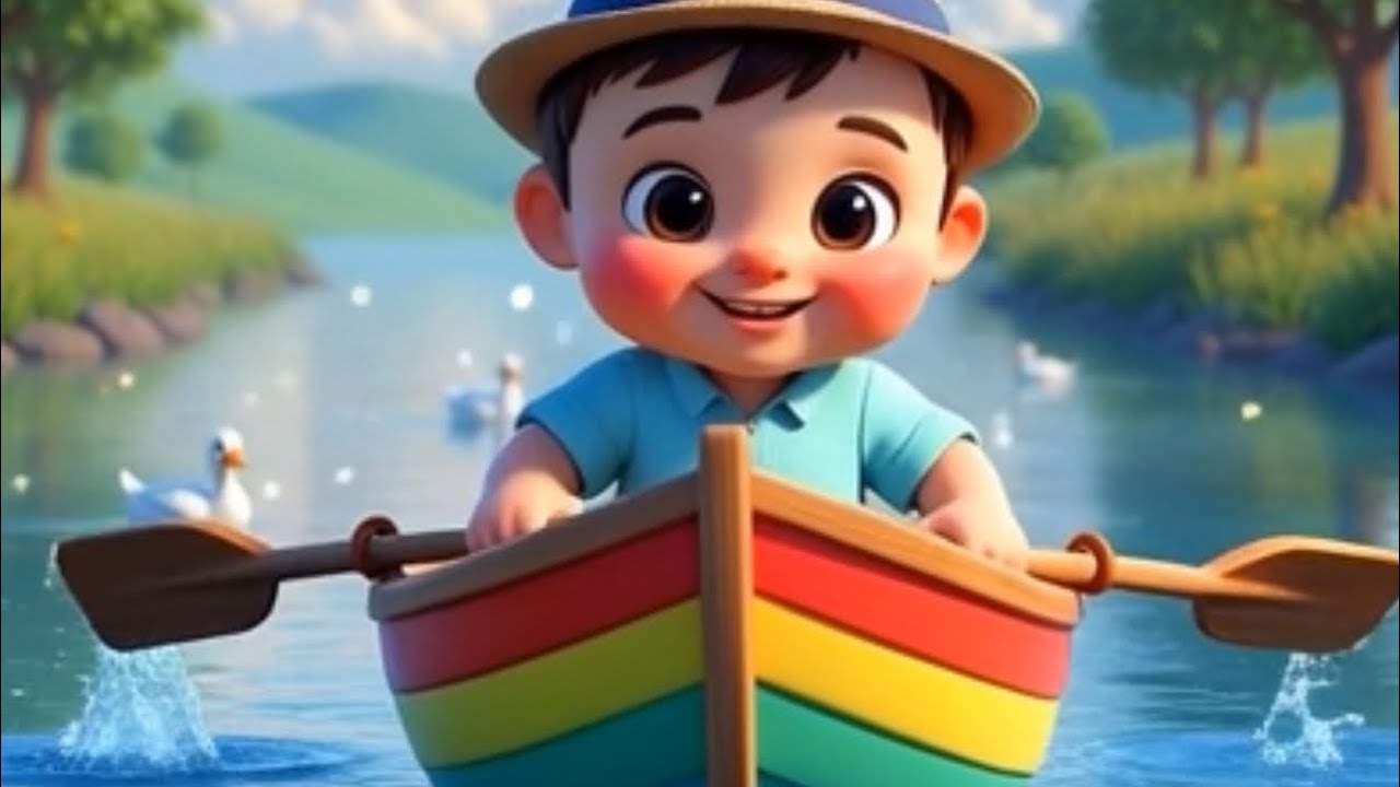 Row row row your boat #bestlullabiesforbabiestogotosleep #rowrowrowyourboat #kidsbedtimestories 
