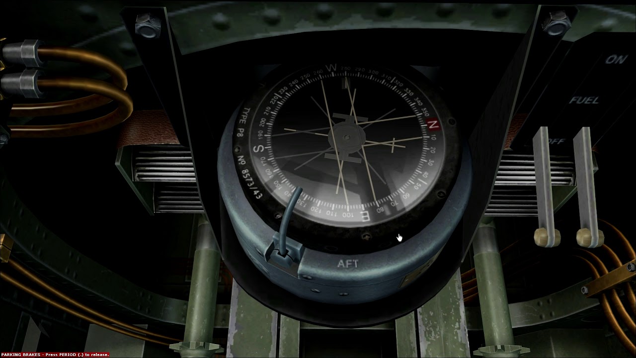 How to use the P8 Compass in a Spitfire - A2A Simulations Accusim Spitfire  HD