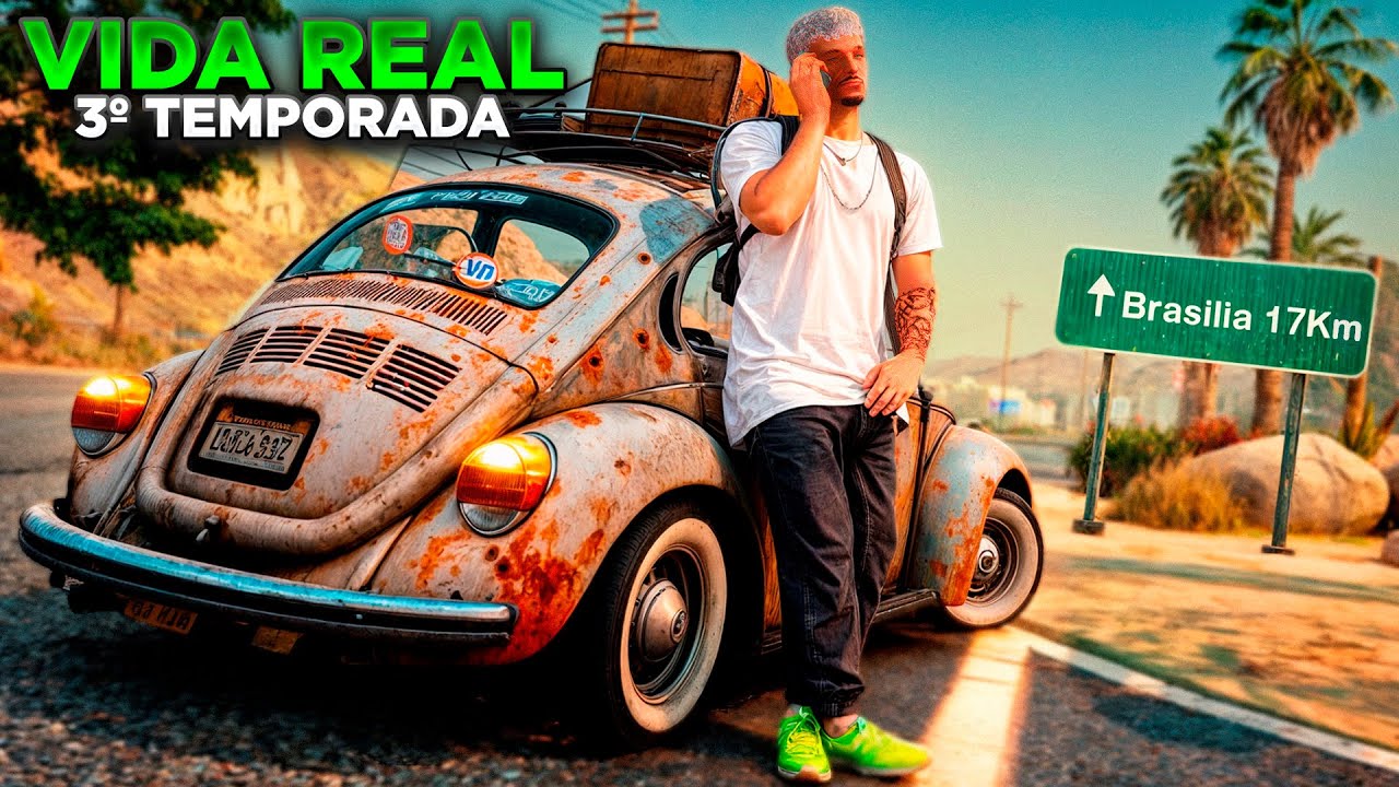 GTA V: VIDA REAL | O RECOMEÇO! VOU RECONSTRUIR MINHA VIDA DO ZERO EM BRASÍLIA🙏🚘 |#01