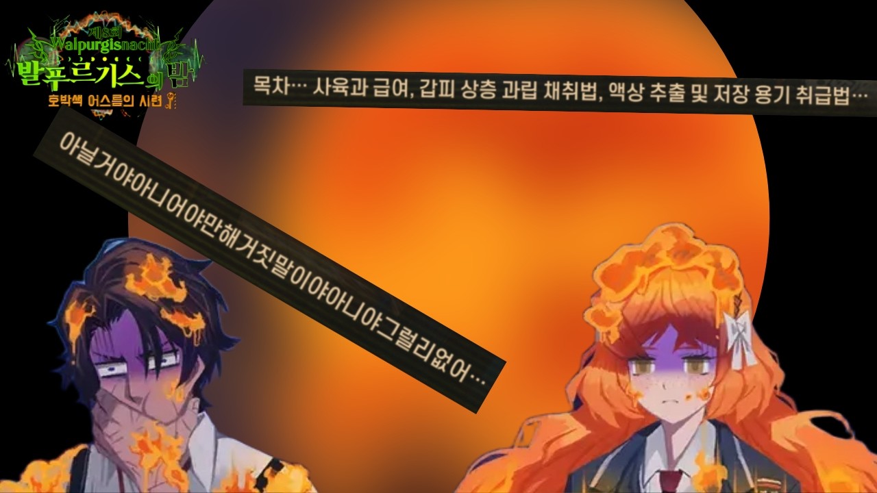아니 잠깐… 이걸 음료로 만든다고?/림버스 컴퍼니 발푸밤 8회 호박색 어스름의 시련 스토리,전투 요약
