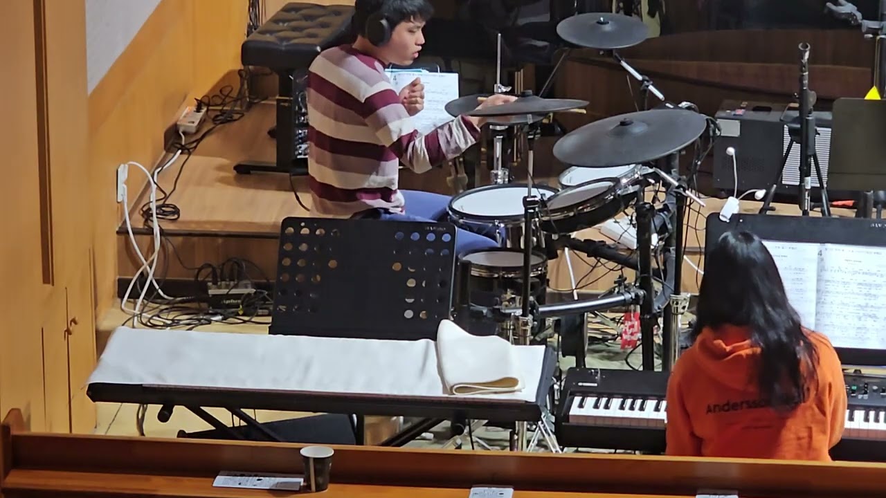 260315 서울숲교회 청년예배 드럼캠