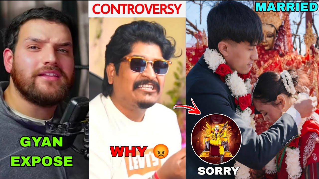 Gyan gaming vs Binzaid Gaming Controversy 😡| TPH - Sorry Gyan bhai || Zerox FF Marriage 