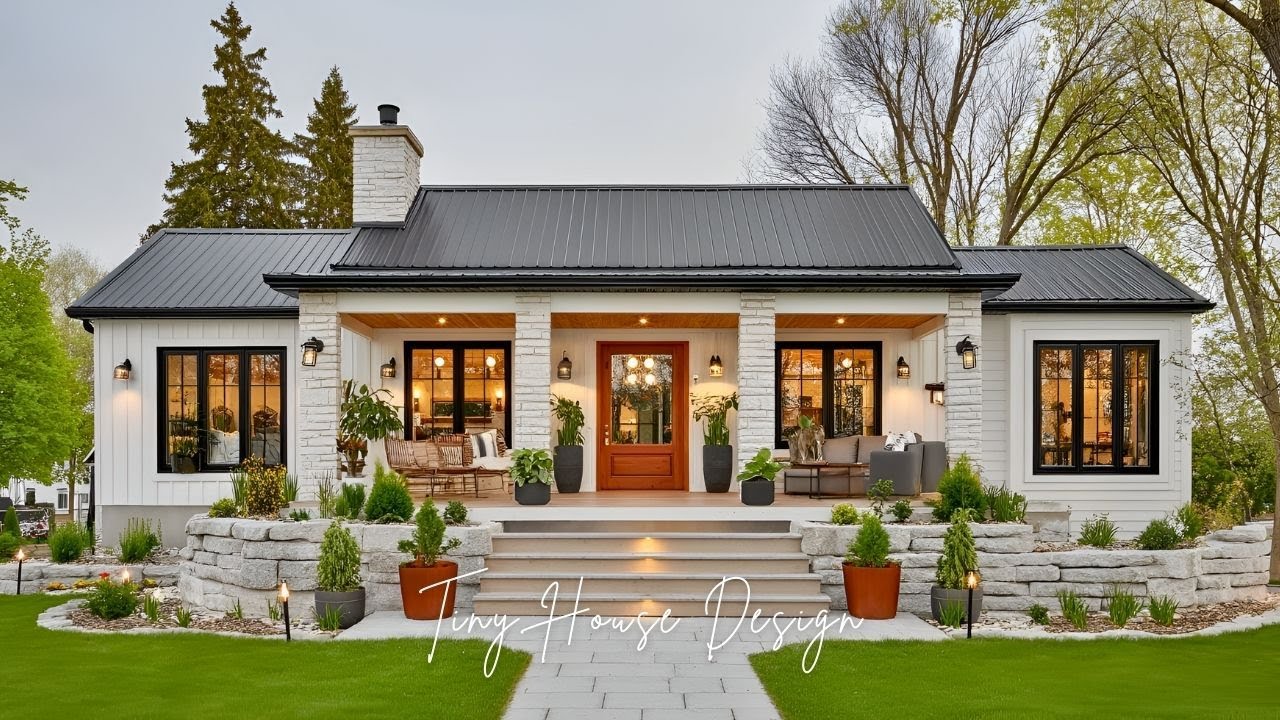 A Farmhouse Village Built for Peace | Simple Homes, Calm Architecture & Rural Living