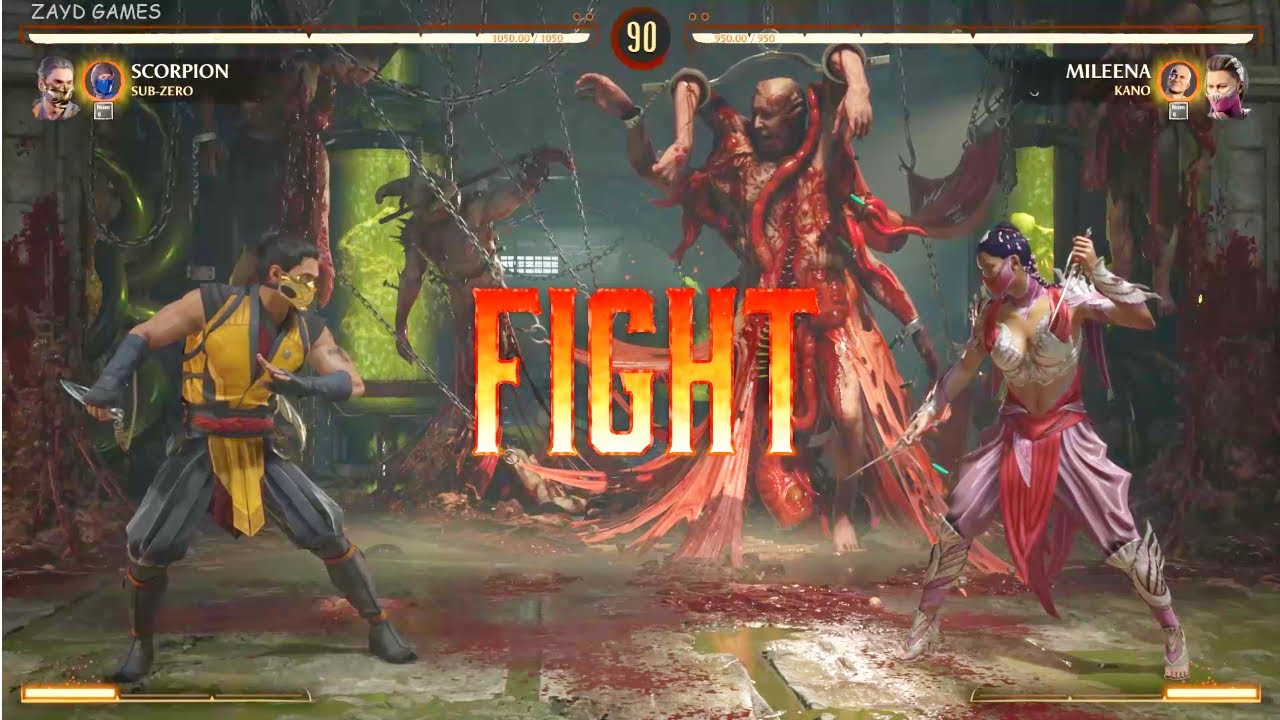 Mortal Kombat 1 I Scorpion VS Mileena & PeaceMaker (VERY HARD)
