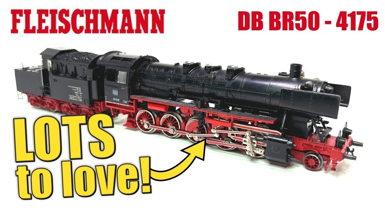 LOTS to LOVE! BR50 2-10-0 from Fleischmann is really UNUSUAL | Model Railway Review HO Scale