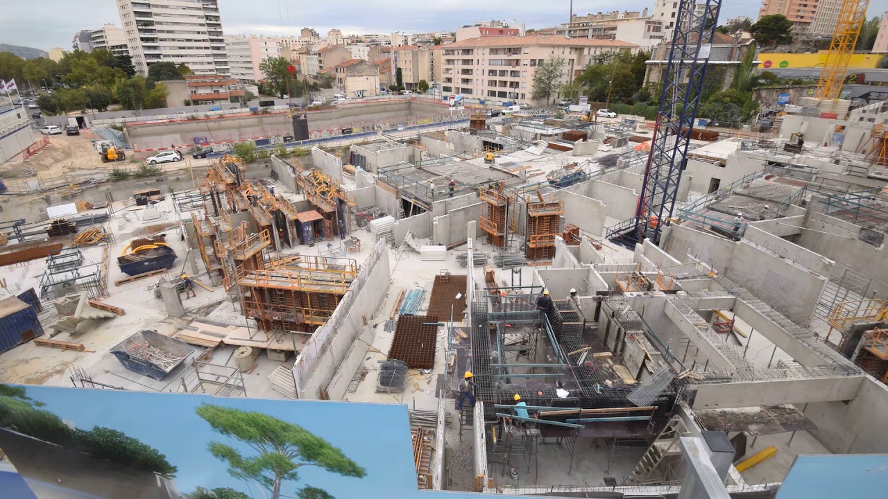 Timelapse de la construction de la Calanque Ametis | Marseille - film interm&eacute;diaire