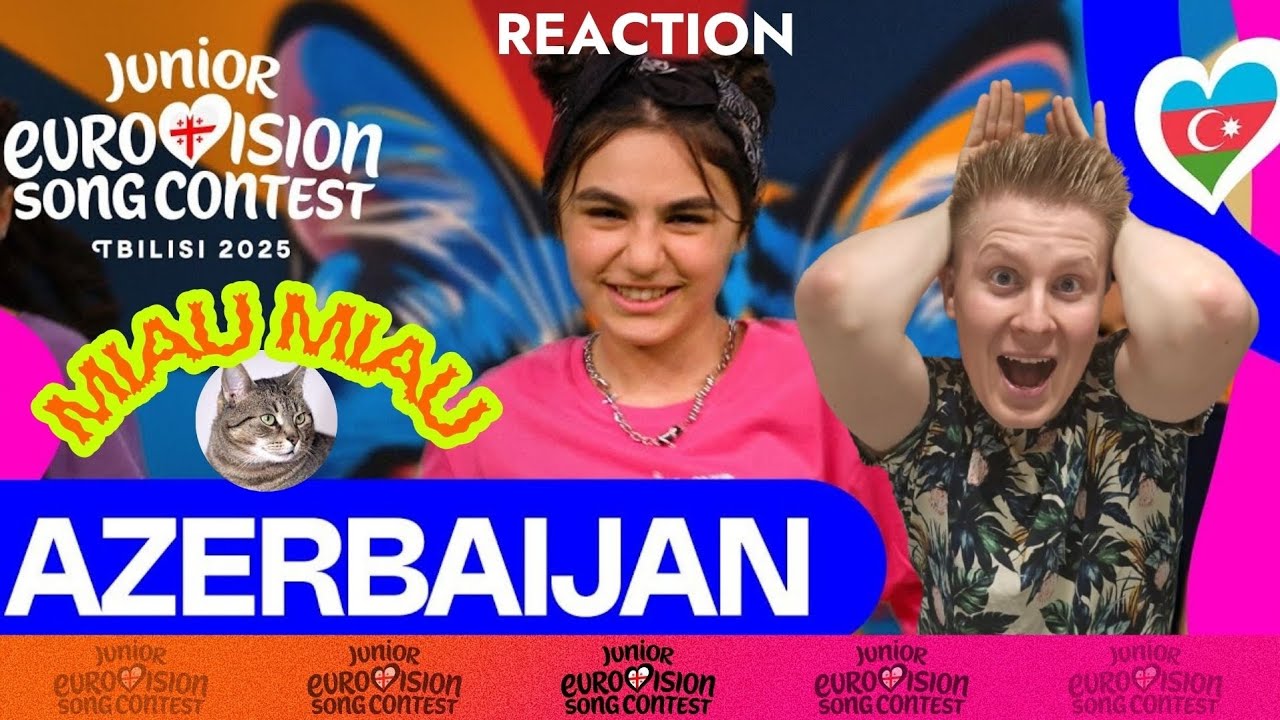 🇦🇿 Yağmur - «Miau Miau» JUNIOR EUROVISION 2025, Azerbaijan | REACTION #Azerbaijan #Yağmur #MiauMiau 