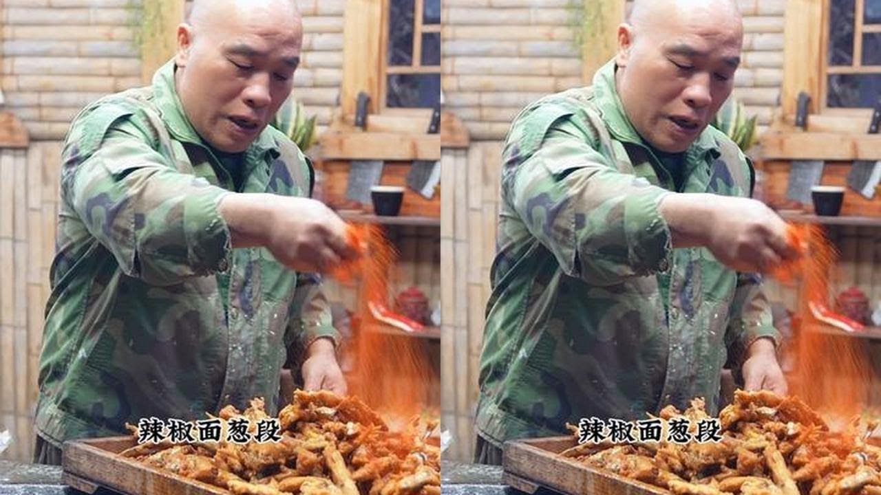 大哥做了 酥炸小河鱼 真不错#抖音美食创作者 #2026新农人计划 #乡村大锅煮出人间美味