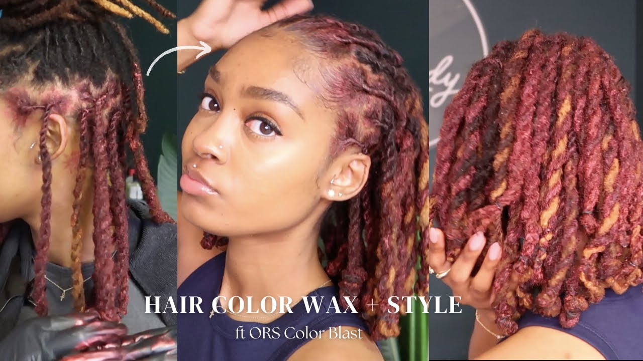 COLORING LOCS RED + STYLE | ORS Color Blast