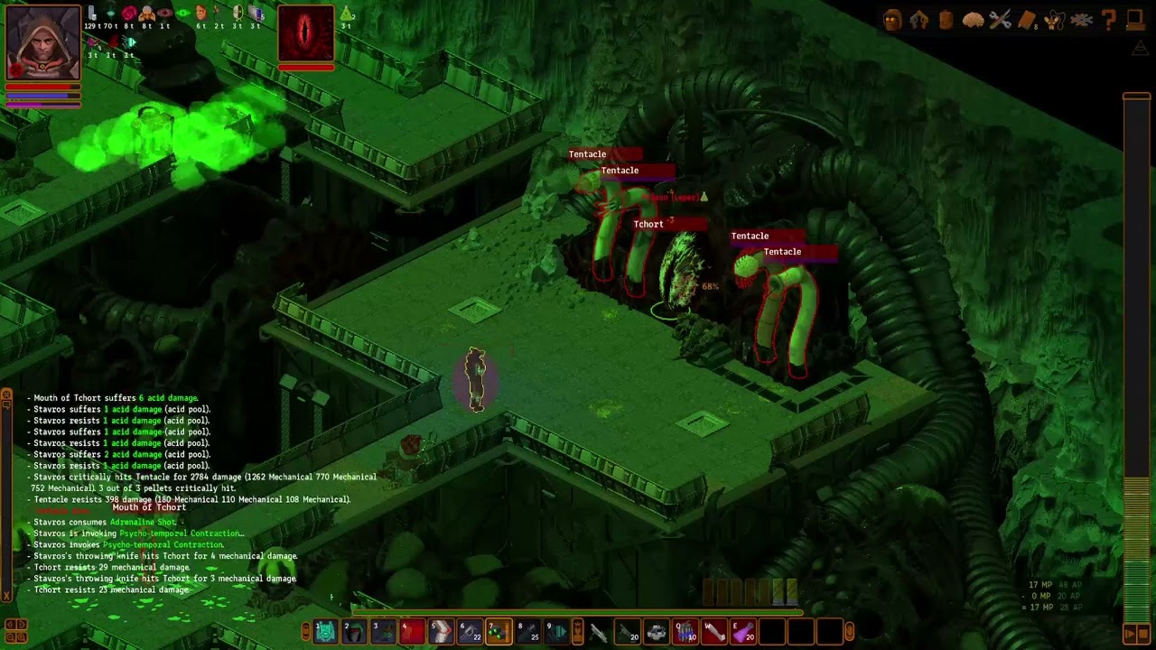 Underrail - Tchort dies to 1 pump of a shotgun - DOM