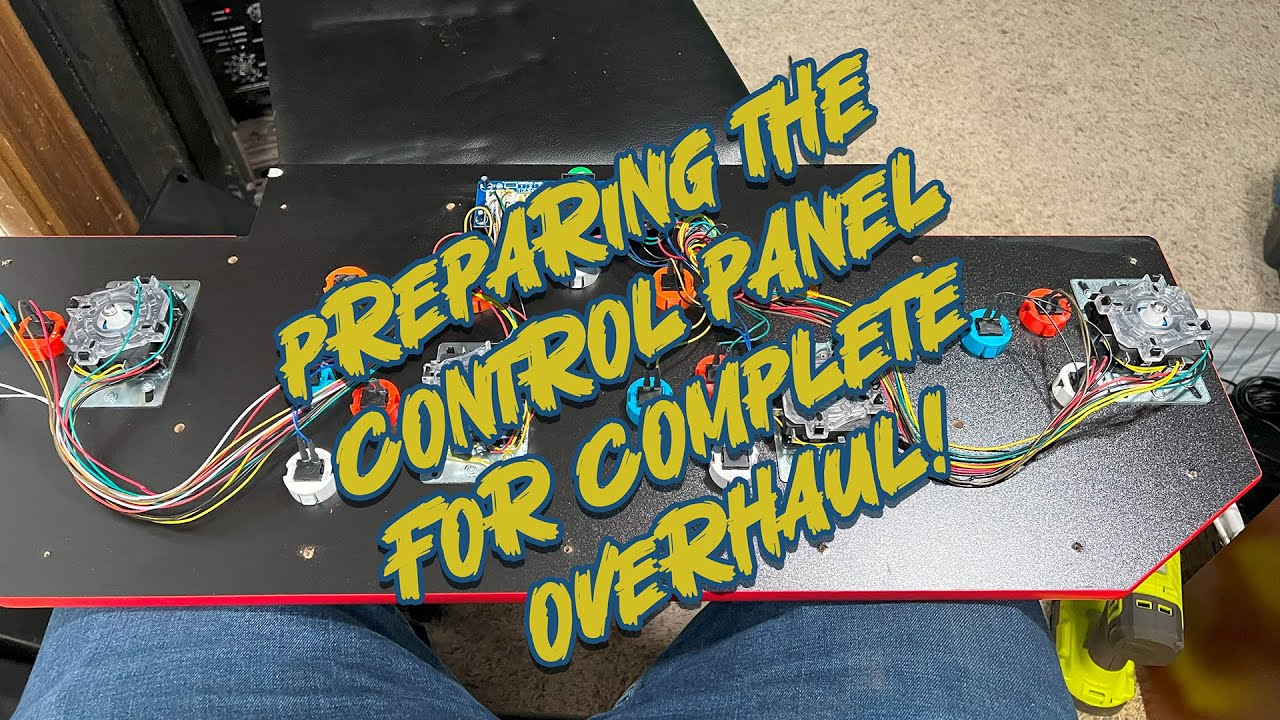 Arcade1UP - Preparing the Control Panel