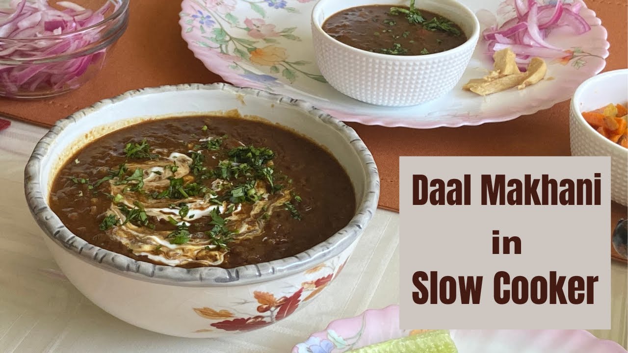 Daal Makhani In Slow Cooker