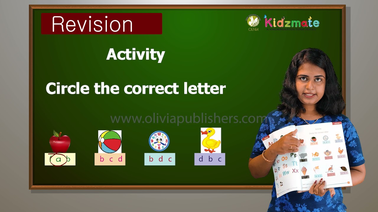 Revision (A - Z) - Kidsmate LKG Term 3 English - Digital Education Program.