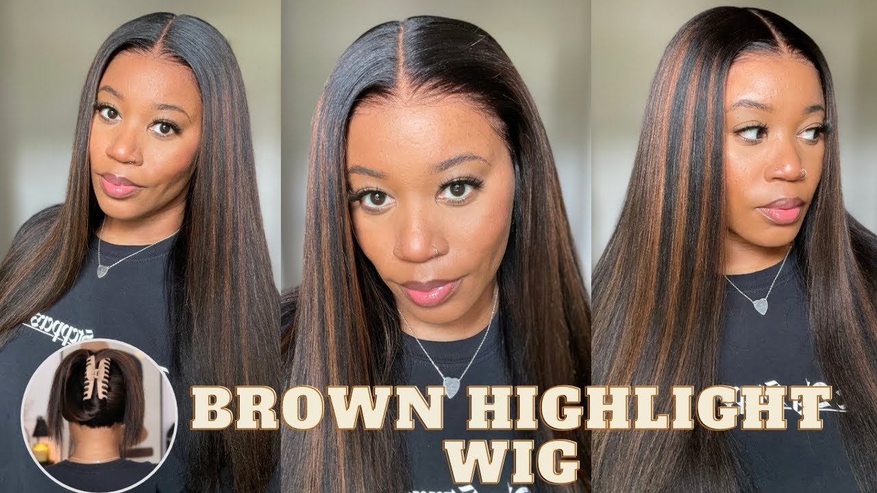 FALL APPROVED ✔️ NO BABY HAIR NEEDED | NATURAL YAKI TEXTURE | GLUELESS INSTALL | MYFIRSTWIG ￼
