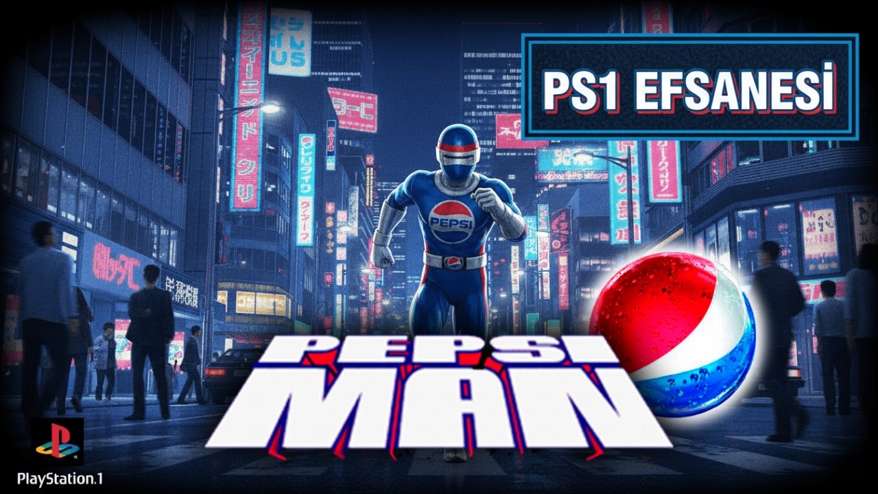 Halkın Kahramanı Pepsi Adam 😂 | Pepsiman Türkçe Oynanış | PS1