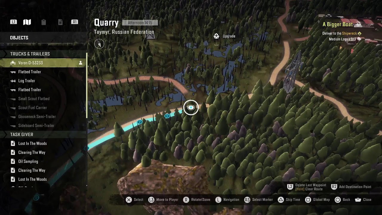 Snowrunner Live gameplay 60Fps 4k Ultra Logs delivery
