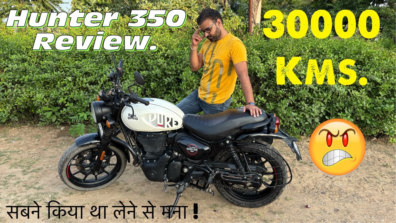 Самый честный обзор Royal Enfield Hunter 350 после более чем 30 000 км. Пробег, максимальная скор...