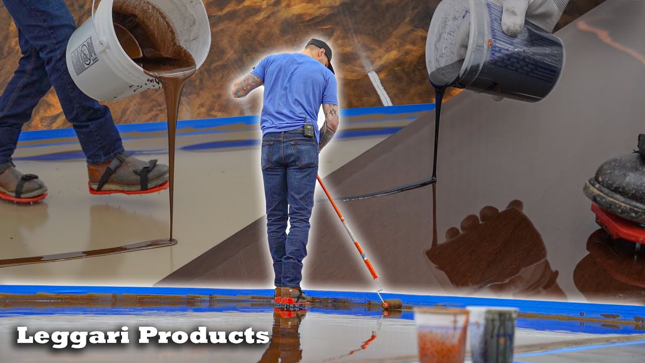 How To Coat An Epoxy Designer Floor Made Easy | Prime, Mix & Apply Epoxy | Step By Step