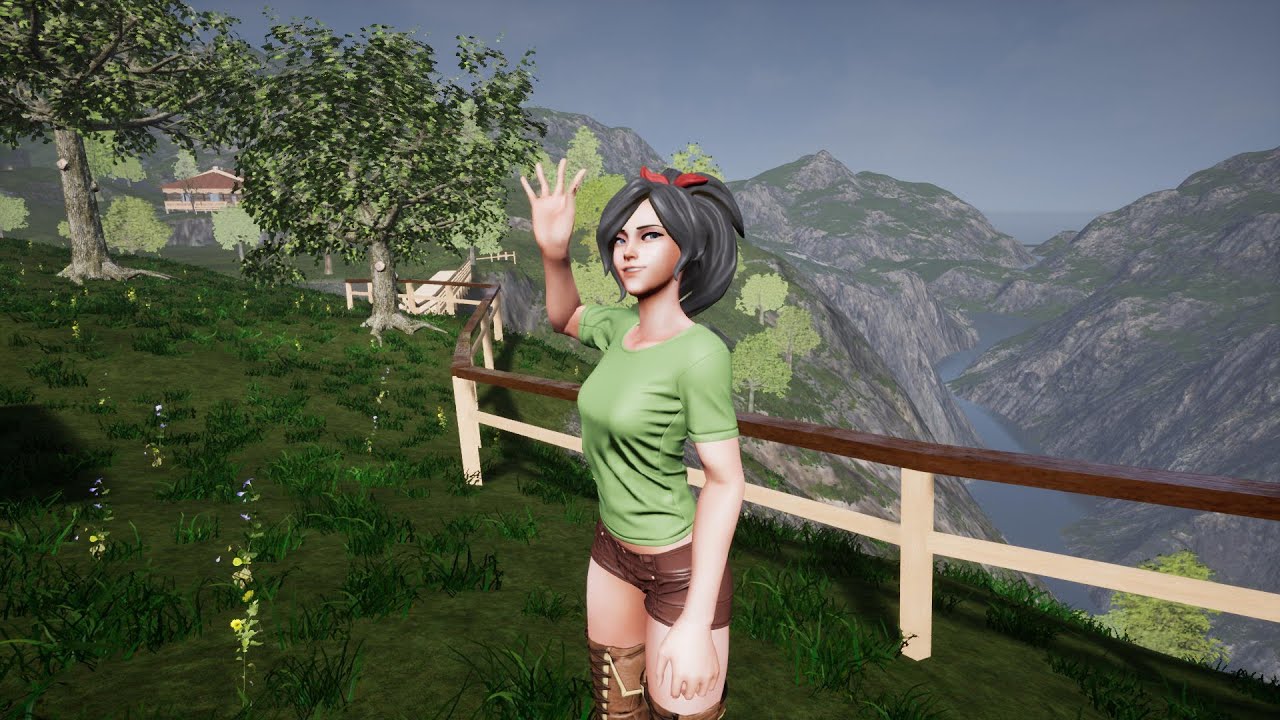 Просто привет :) #art #3d #ue4 #indiedev