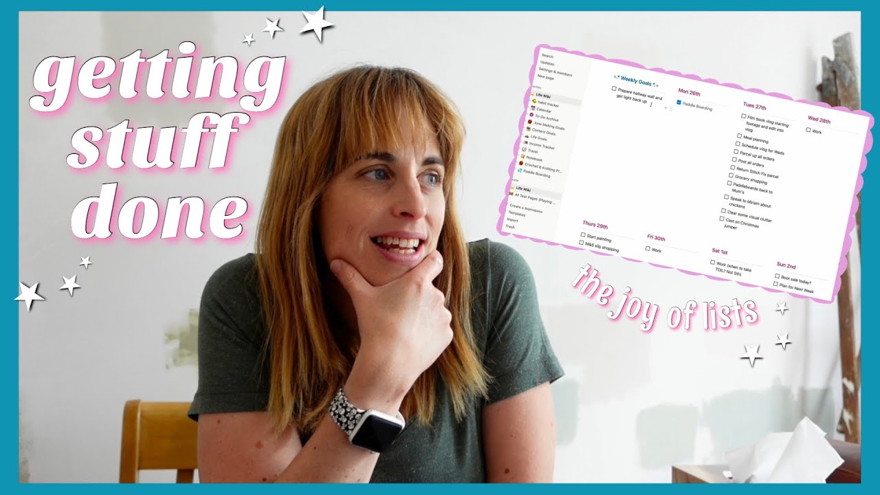 Productive Vlog - Getting Things Done & the Joy of Lists 📝