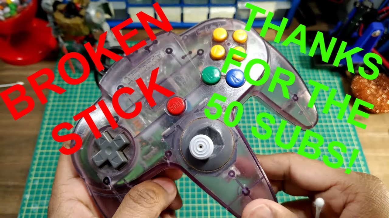 Repair Attempt: Nintendo 64 Controller with a Broken Joystick