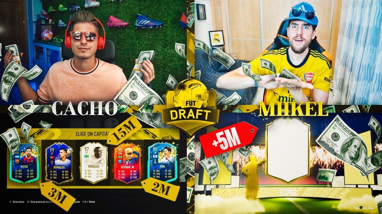 ICONO +5 MILLONES!!! | FUT DRAFT MILLONARIO VS MIKEL!! | FIFA 20