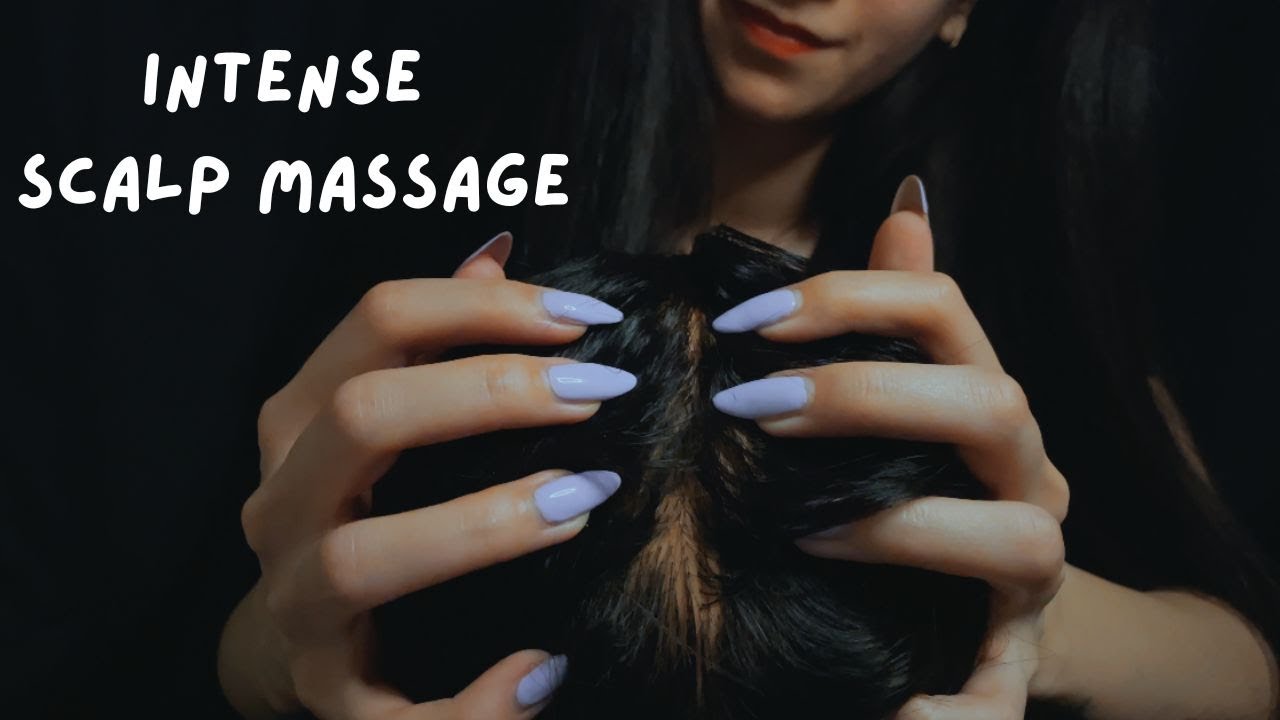 ASMR| Intense scalp massage (scratching &  hair parting)