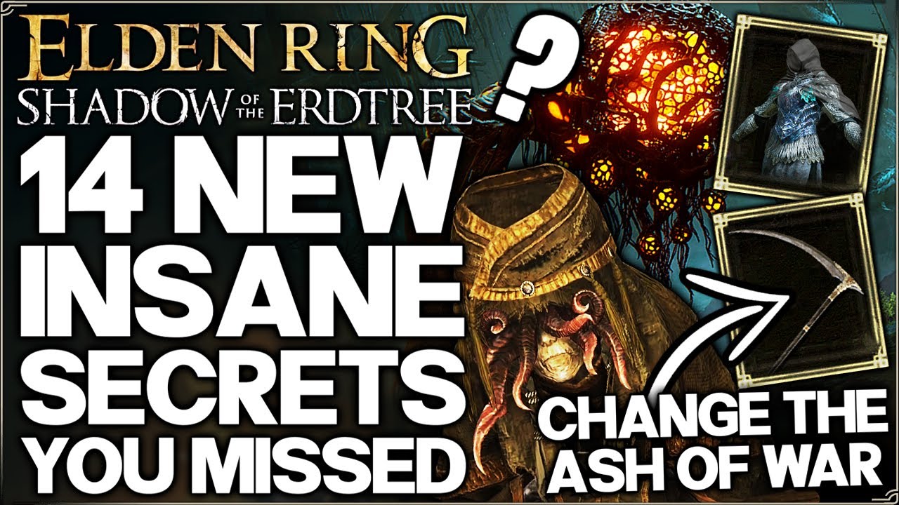 Shadow of the Erdtree - 14 New UNBELIEVABLE DLC Secrets & Hidden Things You NEED to Do - Elden Ring!
