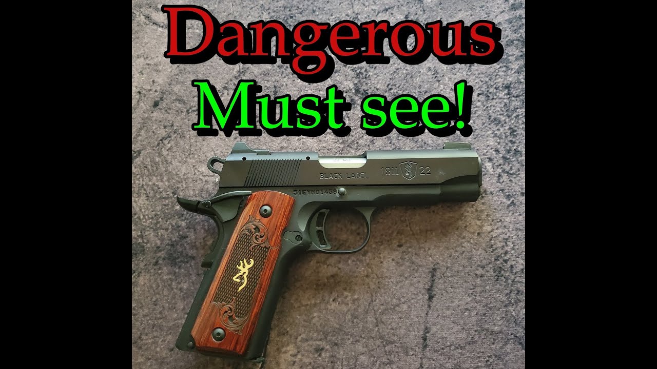 Browning 1911-22 Lr Black Label: проблема безопасности и обзор