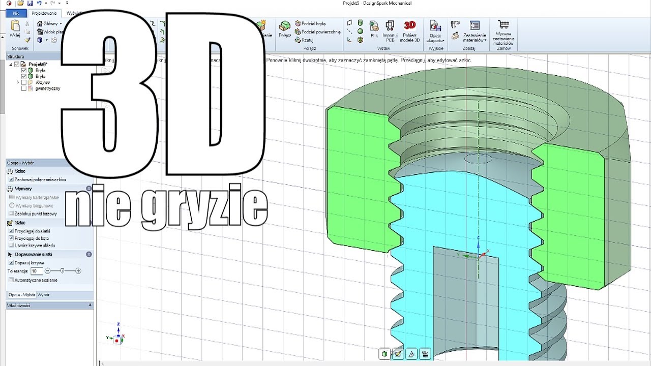 3D nie gryzie - gwinty w DSM2