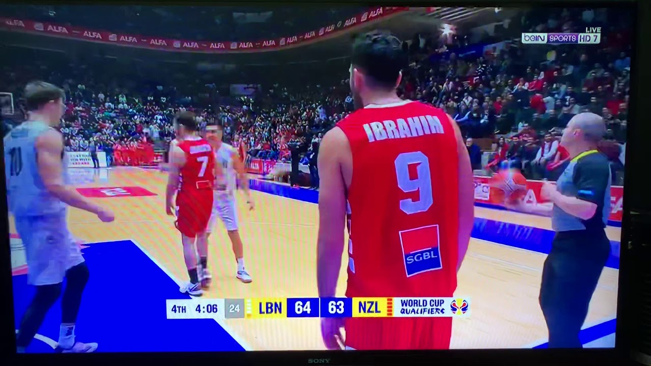 Lebanon 🇱🇧 Vs New Zealand 🇳🇿 FIBA WC Qualifiers, Fourth Quarter, Nuhad Nawfal Stadium~ 22 Feb 19