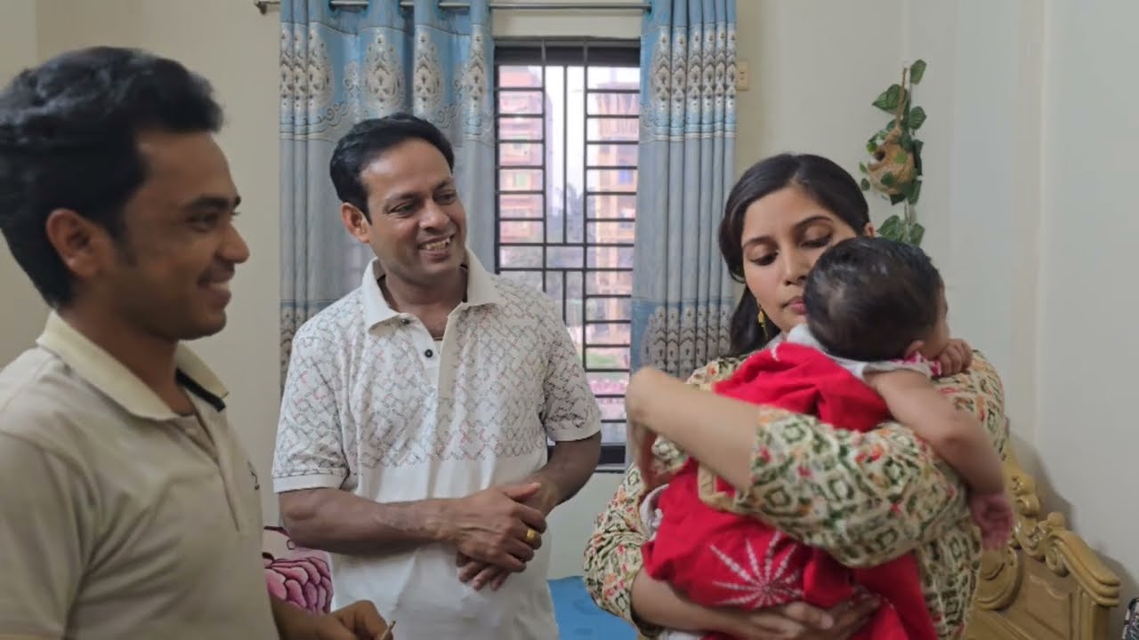 আজকে আমাদের ছোট্ট রাজকন্যার চুল কাটালাম|