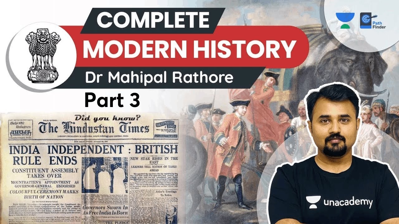 Complete Modern History by Mahipal Singh Rathore | 30 Hours Marathon | Part-3 | Pathfinder