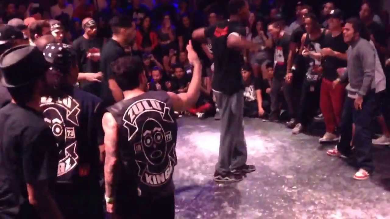 Mighty Zulu kings vs hazardous zombies bboycity 2013
