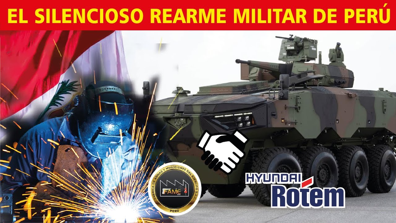 FAME y Hyundai Rotem suscriben Para construir blindados 8x8 para el Ejército del Perú