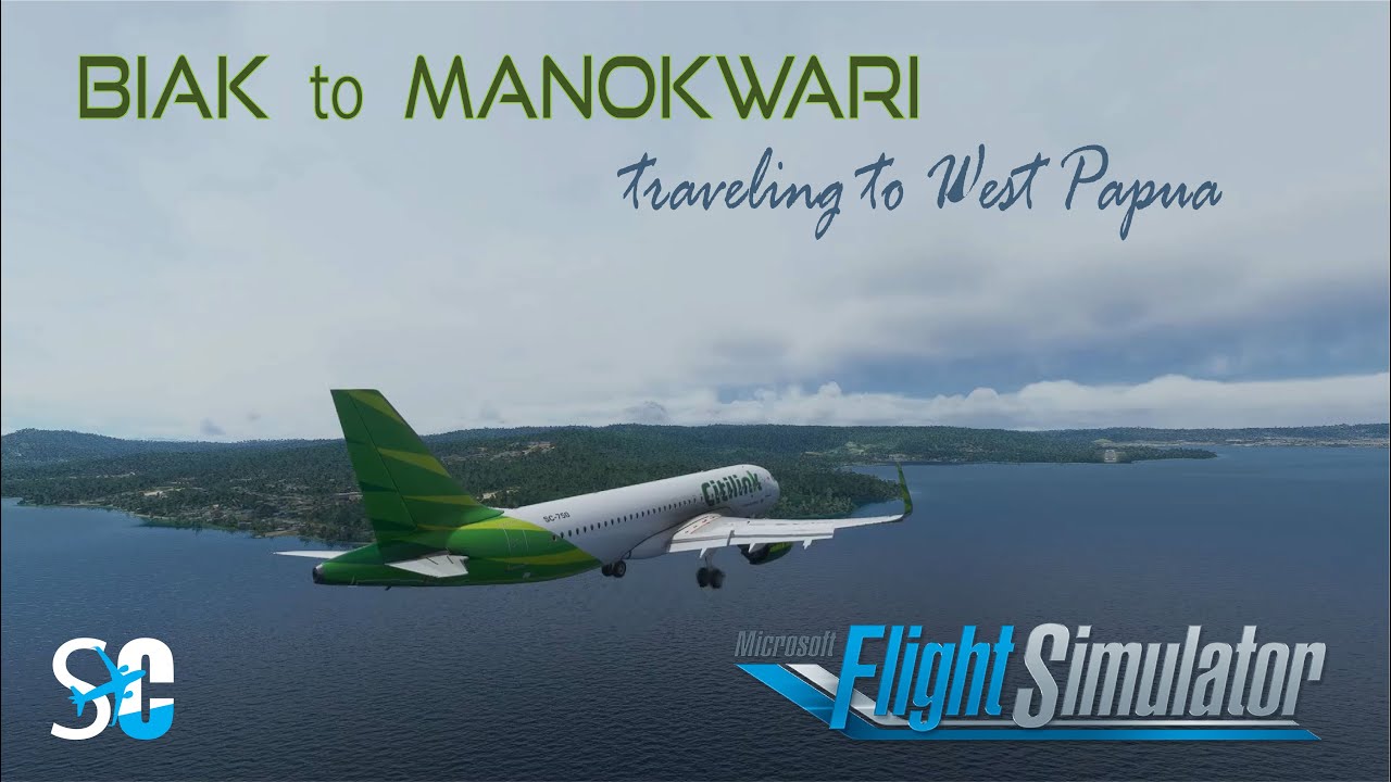 BIAK TO MANOKWARI | INDONESIA EDITION | MICROSOFT FLIGHT SIMULATOR 2020