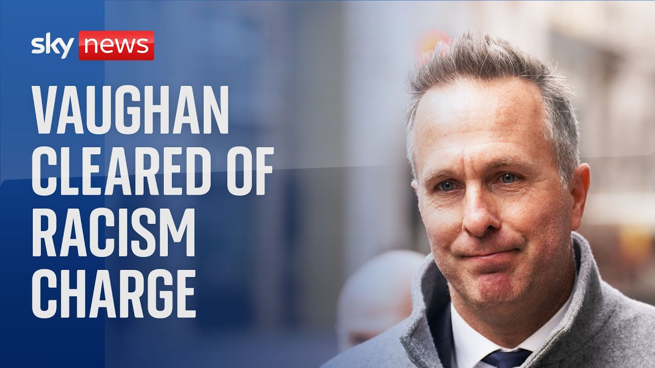 Former England cricket captain Michael Vaughan cleared of racism charge