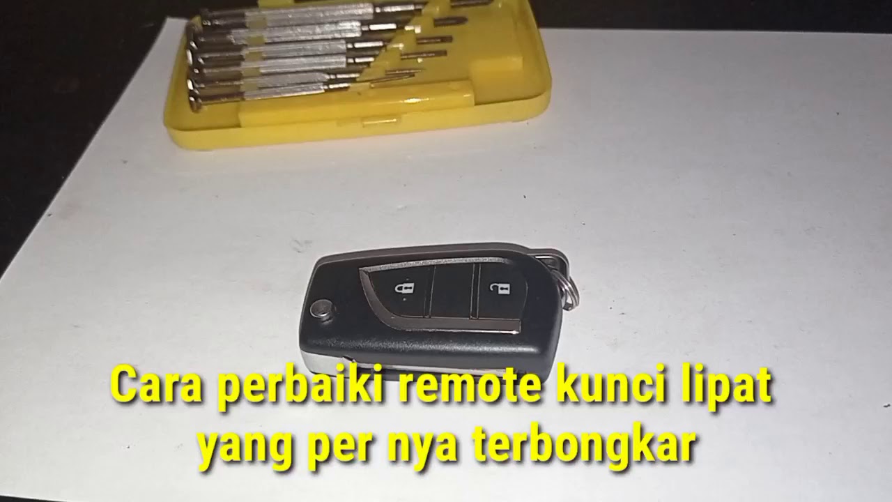Cara perbaiki remote innova reborn per kunci lipat lepas - Perbaikan remote innova reborn