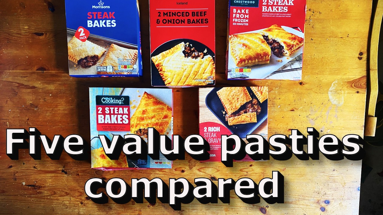 I try 5 different “steak” bakes, here's what happened Asda vs Aldi vs Lidl vs Iceland vs Morrisons