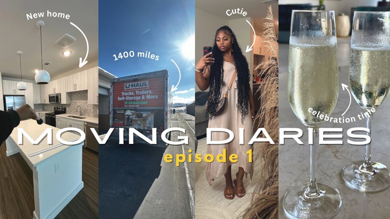 Moving Diaries Ep.1 | I MOVED TO HTX | 24 Hour drive + Unpacking + Home decor +