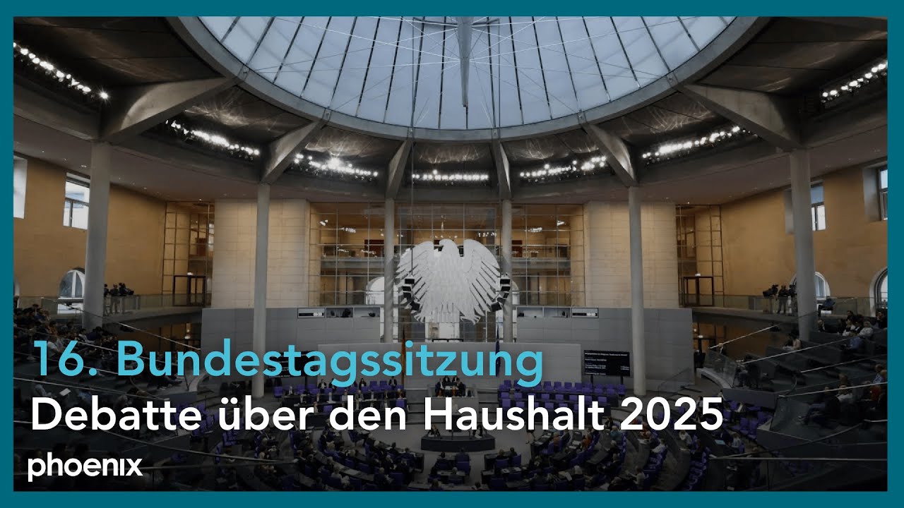 Bundestag LIVE: u.a. Debatte über den Haushalt 2025 | 08.07.2025