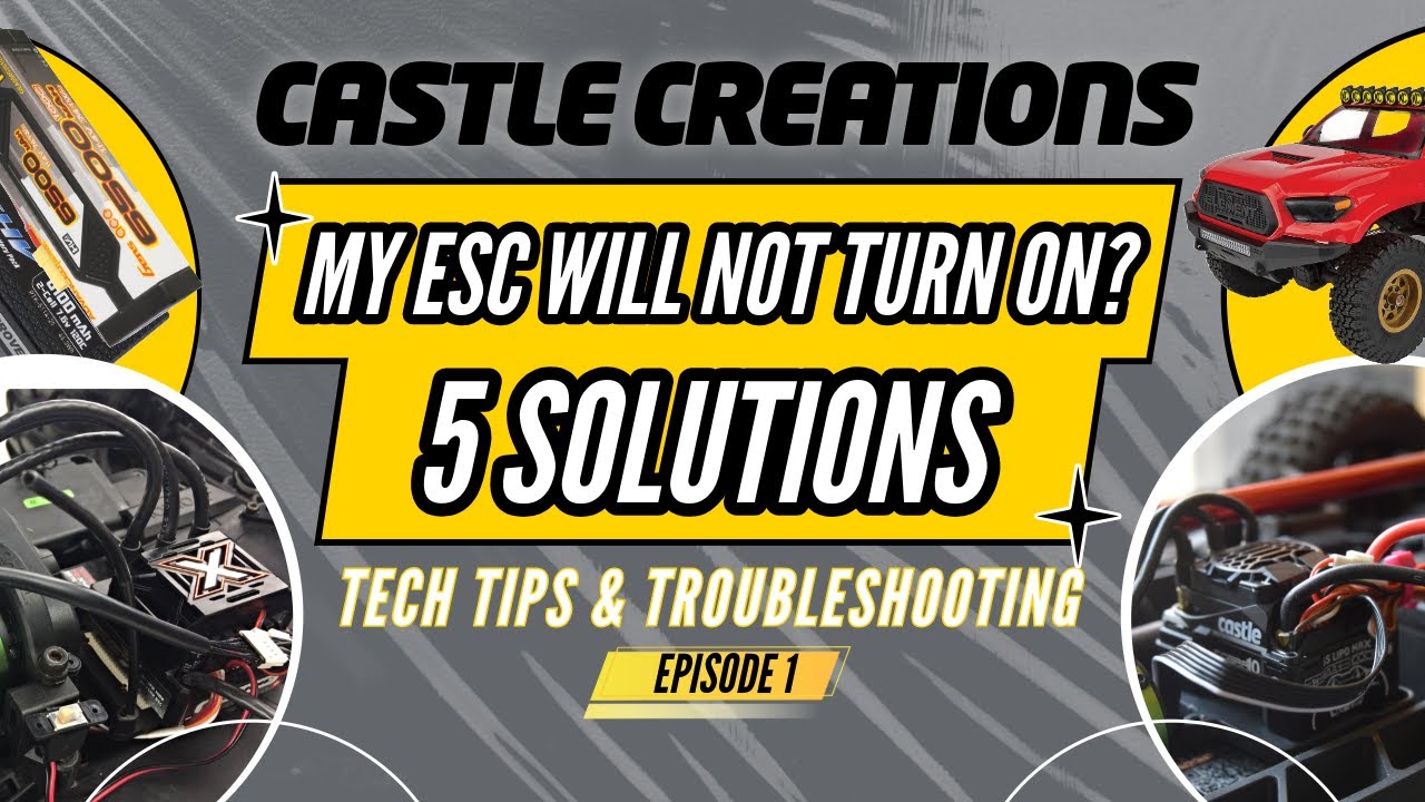 Tech Tips   Ep 1   ESC NOT TURNING ON
