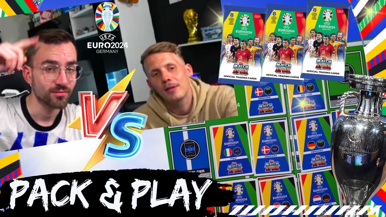 PACK & PLAY BATTLE 😱🔥 TOPPS EURO 2024 MATCH ATTAX