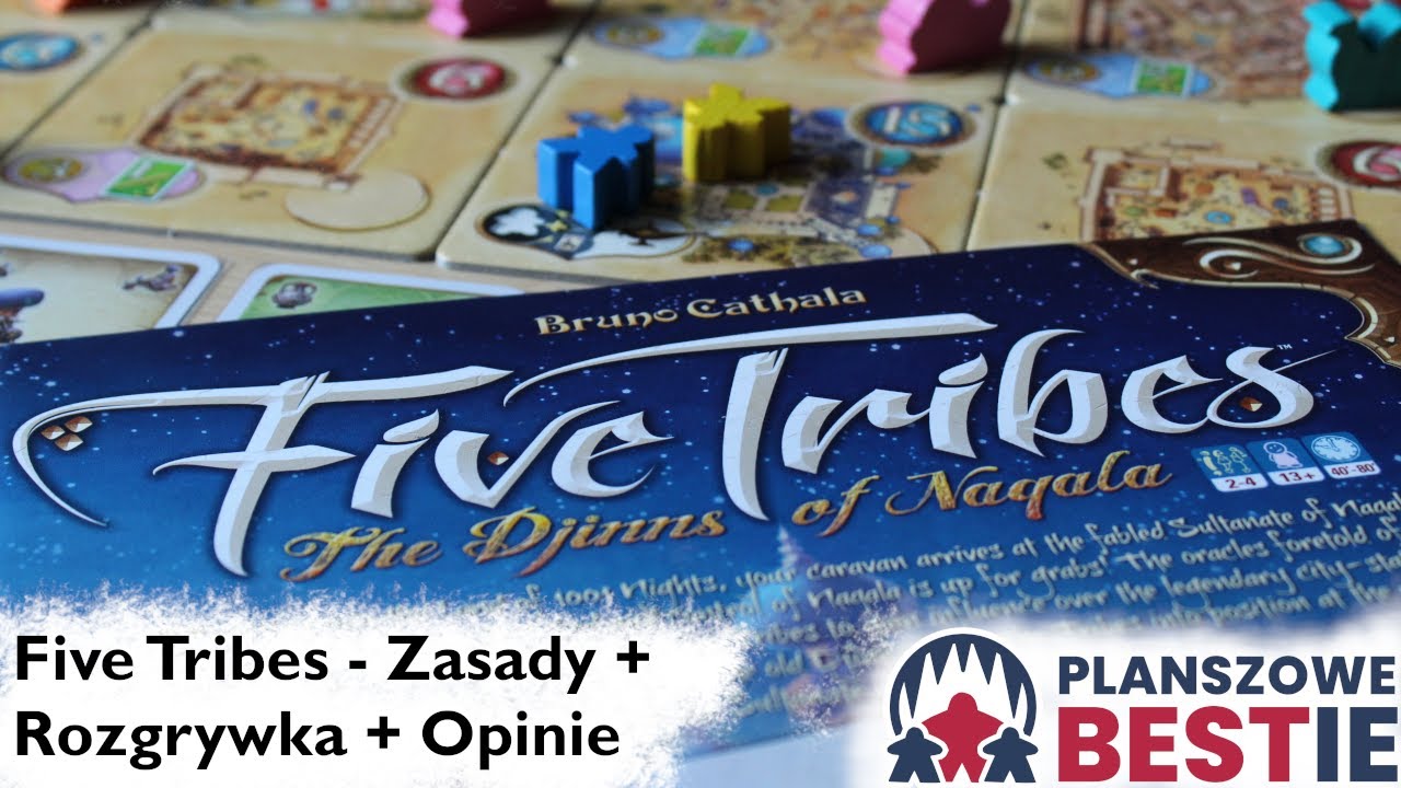 Planszowe Bestie #10 - Five Tribes [Pięć Klanów] (Zasady + Gra + Podsumowanie) - 25.05.2021