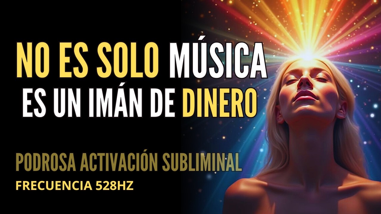 ERES UN IMÁN PARA LA RIQUEZA, EL ÉXITO Y LA ENERGÍA POSITIVA | subliminal para atraer millones