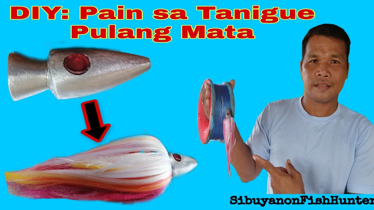 DIY: Fishing Lure for Tanigue: at  Paano Ilubid ang Asero no.1 (Handline Fishing tutorial)