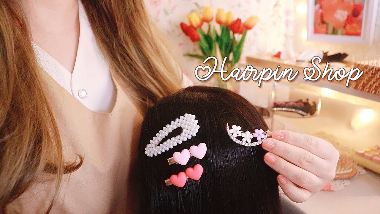 ASMR Прекрасный магазин шпилек для волос🌷 (Субтитры✔)